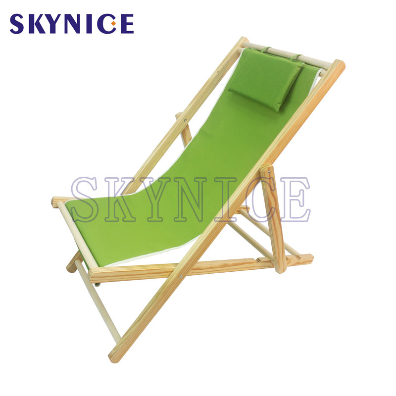 Viker Justerbar Oxford Canvas Beach Chair